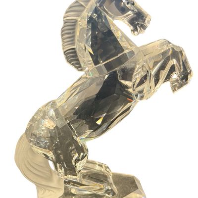 Retired Swarovski Silver Crystal "White Stallion" Figurine