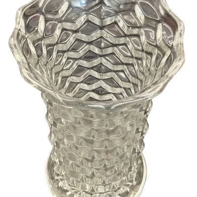 Vintage Fostoria American Clear Flared Vase