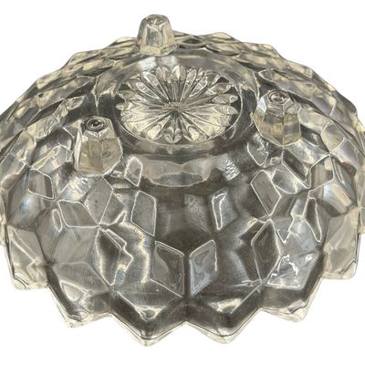 Fostoria Three Footed Glass Basket