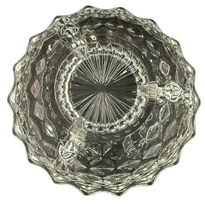 Vintage Fostoria American Clear Pressed Glass Ice Dish (No Insert)