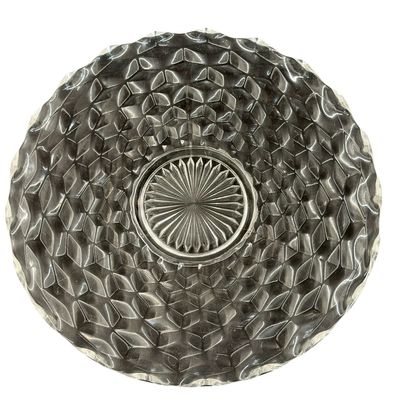 Vintage Fostoria American Round Clear Pressed Glass Serving Plate