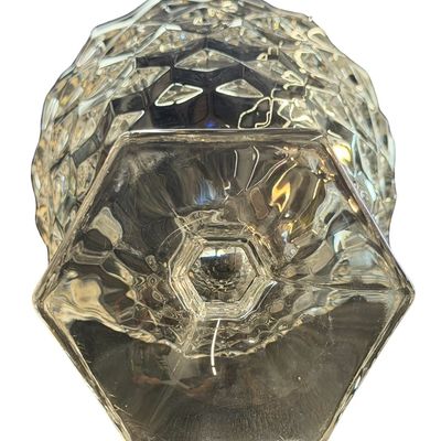 Vintage Fostoria American Clear Pressed Glass Footed Candy Dish