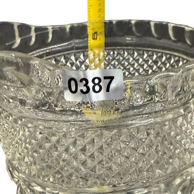 Vintage Anchor Hocking Wexford Clear Pressed Glass 1-Pint Cream Pitcher