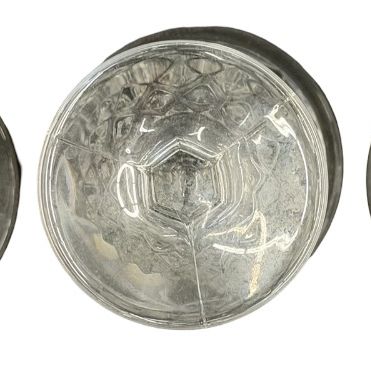 Vintage Fostoria American Clear Footed Iced Tea Goblet - Lot of 3