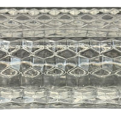 Vintage Fostoria American Clear Glass Oblong Covered Butter Dish