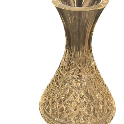 Vintage Waterford Glandore Violet Clear Cut Crystal Bud Vase