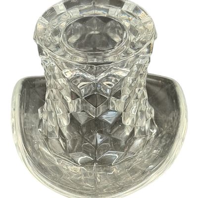 Fostoria American Clear Glass Top Hat - MEDIUM