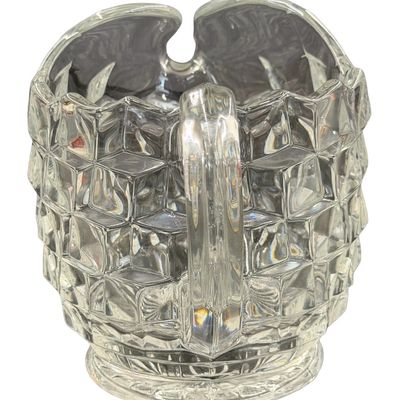 Fostoria Glass Pitcher With Ice Lip