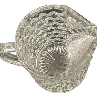 Fostoria Pitcher With Ice Lip