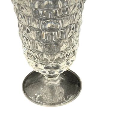 Vintage Fostoria American Clear Footed Iced Tea Goblet - Lot of 3