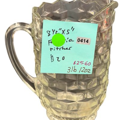 Fostoria Pitcher