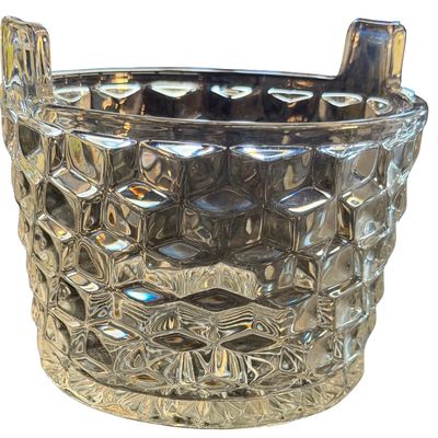 Vintage Fostoria LARGE "Ice Bucket" With Handles