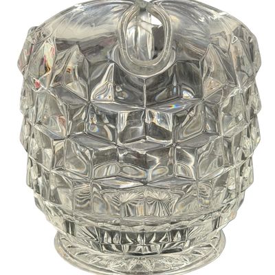 Fostoria Glass Pitcher With Ice Lip