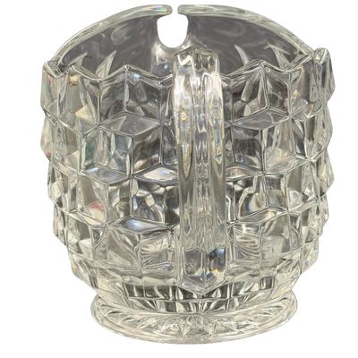 Fostoria Glass Pitcher With Ice Lip