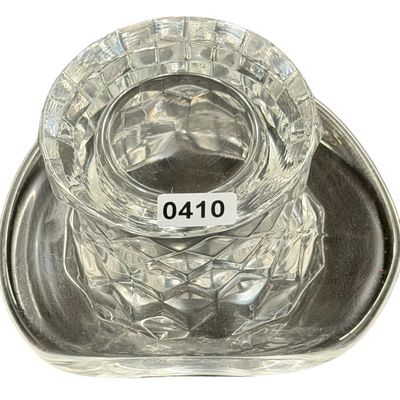 Fostoria American Clear Glass Top Hat - MEDIUM