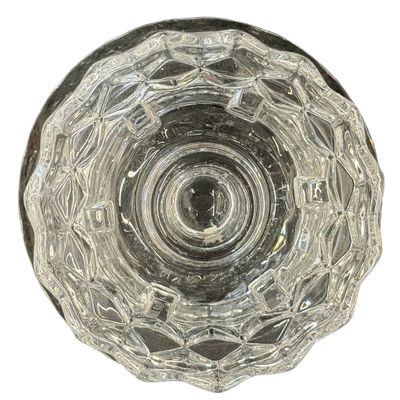 Base for Hurricane Lamp Fostoria American Clear Glass