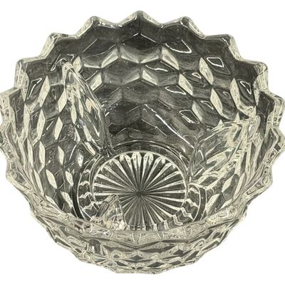 Vintage Fostoria American Clear Pressed Glass Ice Dish (No Insert)