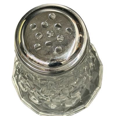 Vintage Fostoria American Clear Pressed Glass Sugar or Cheese Shaker