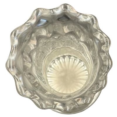 Vintage Fostoria Clear Glass Swung Bud Vase