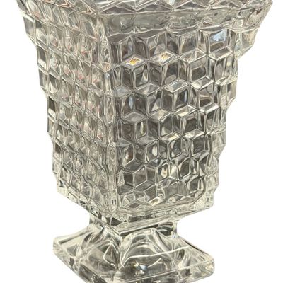 Fostoria Square Footed Flared Vase