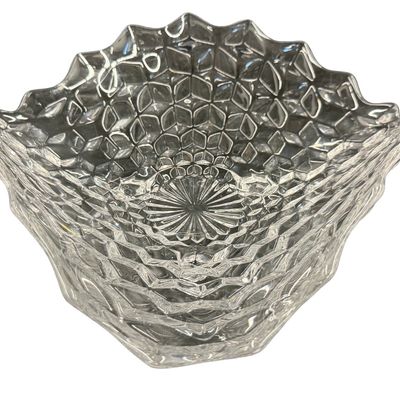 Fostoria Three Footed Wavy 11” Centerpiece Fruit Bowl