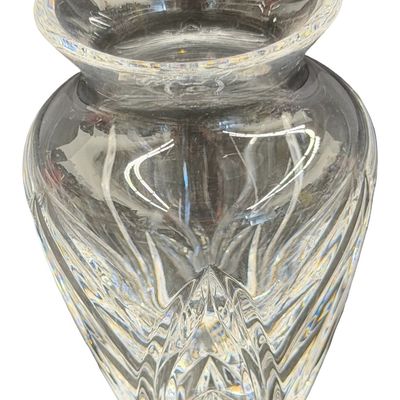 Waterford Crystal Posy or Bridal Attendant Vase Featuring a Flared, Scalloped Rim and Deep Vertical Cuts