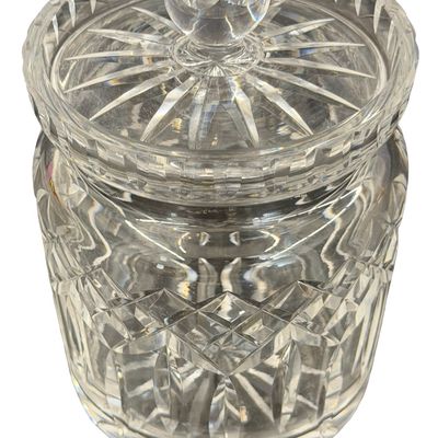 Vintage Waterford Lismore Biscuit Barrel with Lid