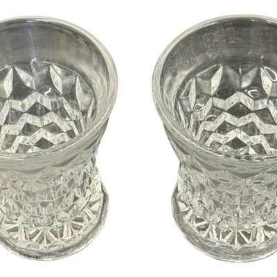 Vintage Fostoria American Flared Tumbler Glass - Lot of 4