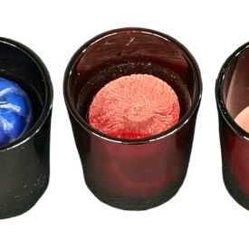 Mix Lot of Anchor Hocking's Vintage Royal Ruby Red Glass - Lot of 7 Candle Holders