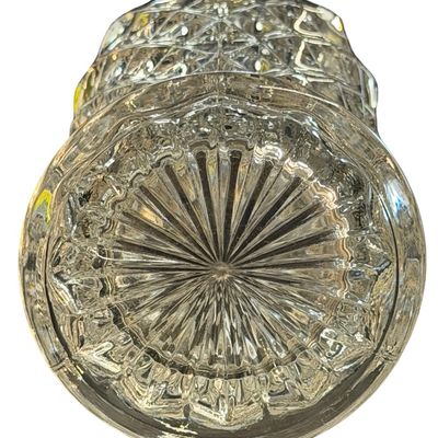 Vintage Fostoria American Clear Pressed Glass Celery Clear Vase