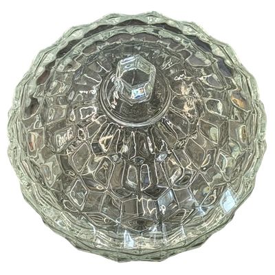 Vintage Indiana Glass Whitehall Cubist Cover Candy Dish with Lid