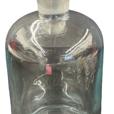 Vintage T.C. Wheaton Glass Company Clear Glass Bottle - Large