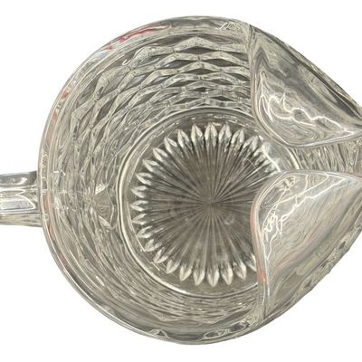 Fostoria Pitcher With Ice Lip