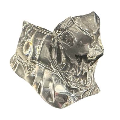 Vintage Baccarat Crystal Yorkshire Terrier Figurine