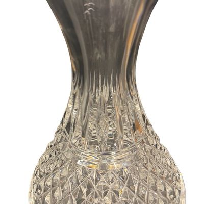 Vintage Waterford Glandore Violet Clear Cut Crystal Bud Vase