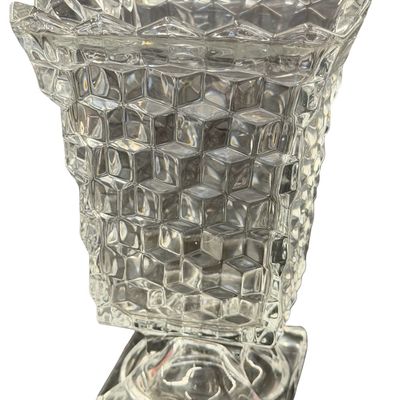 Fostoria Square Footed Flared Vase