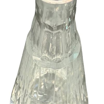 Vintage Tall Crystal Hand Cut Heavy Full Lead Decanter