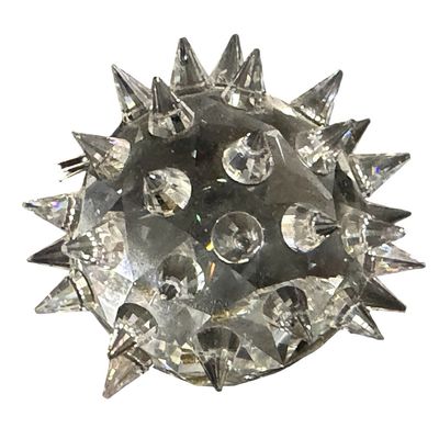 RETIRED Swarovski Figurine Medium 2" Hedgehog Porcupine Crystal Swarovski