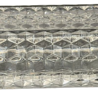 Vintage Fostoria American Clear Glass Oblong Covered Butter Dish