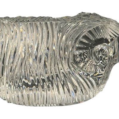 Vintage Waterford Crystal Ram Figurine