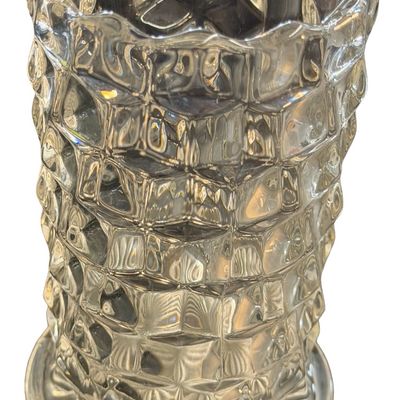 Vintage Fostoria American Tall Round Cylinder Vase
