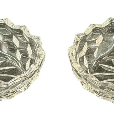 Fostoria Individual Glass Serving Tray Set