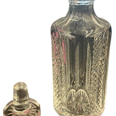 Vintage Waterford Hibernia Pattern Crystal Spirit Decanter in the Hibernia Pattern