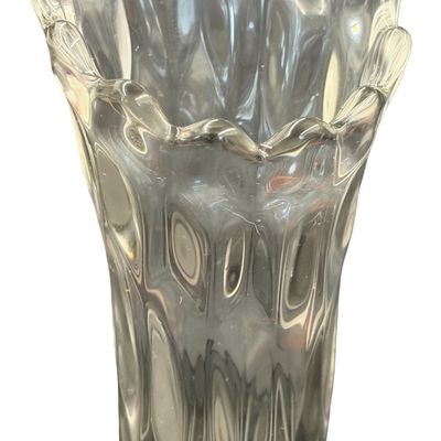 Vintage Fostoria Clear Glass Swung Bud Vase