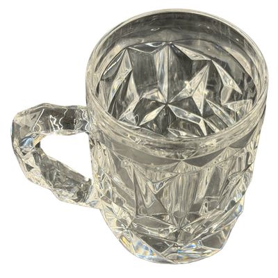 Vintage Tiffany & Co. Rock Cut Crystal Beer Mug