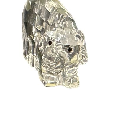 Retired Swarovski Zodiac Tiger Crystal Clear Faceted Clear Crystal Tiger Figurine