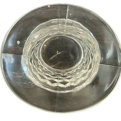 Fostoria American Clear Glass Top Hat - LARGE