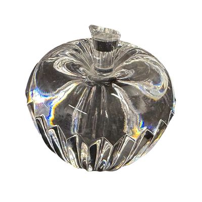 Vintage Waterford Crystal Apple Paperweight