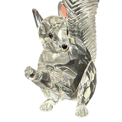RETIRED Vintage Swarovski Crystal SCS 10th Anniversary Squirrel Figurine