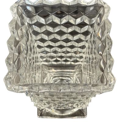 Fostoria Square Footed Flared Vase